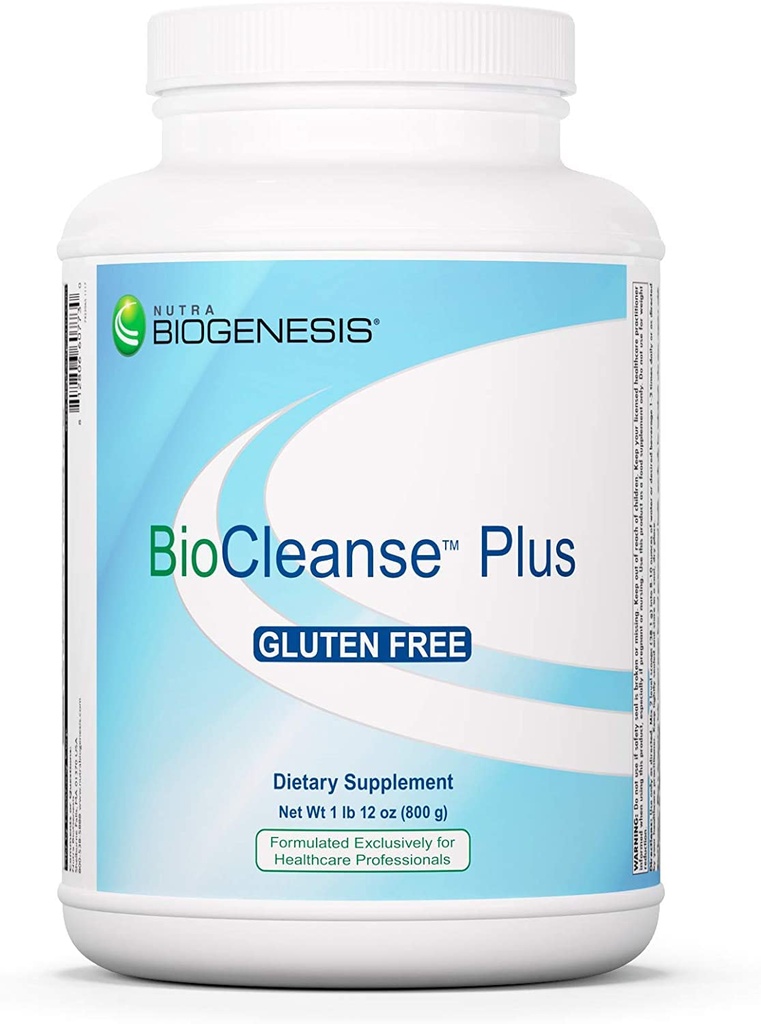 Nutra BioGenesis BioCleanse Plus - Immune & Antioxidant Supplement voor vrouwen en mannen met melkdistel, vitamines, mineralen, 12g veganistisch eiwit per portie - 1 lb 9,7 oz