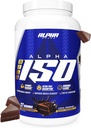 Alpha Supps ISO, Low Carb 100% Wei Protein Isolaat Poeder, 25 Gram per portie, helpt ondersteunen spiergroei, lage suiker en glutenvrij (chocoladecake, 2 lb)