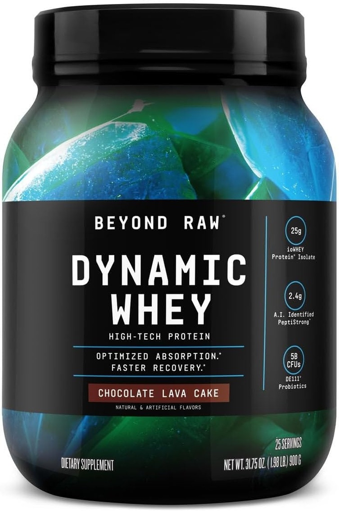 Voorbij Raw Dynamic Whey High-Tech Protein - Chocolate Lave Cake (25 Servers)
