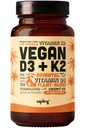 Vegan Vitamin D3 + K2 Supplement met MCT-olie van kokosolie - 4000 IE Vitamine D en 100 mcg Vitamine K2 als Mk7 - Calcium Absorptie, Bone Strength en Immune Health Support* - 60 Softgels
