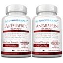 Goedgekeurde Wetenschap Anemieprin - Absorbeerbare IJzer, Vitamine C - Zacht op maag - 120 Capsules - 2 maand aanbod - Niet-GMO, Veganistisch