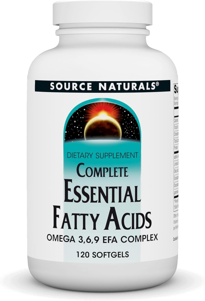 Source Naturals Complete Essential Fatty Acids, Omega 3,6,9 EFA Complex - 120 Softgels