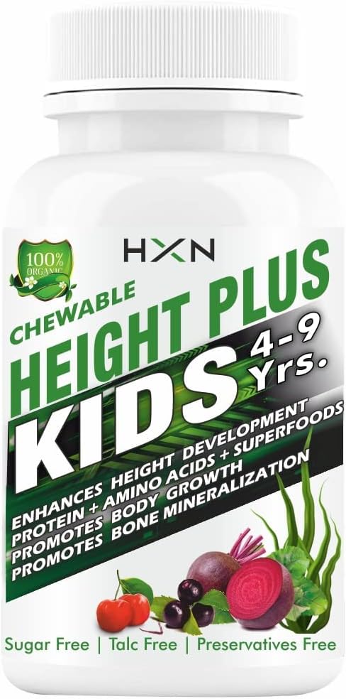 Verem Hoogte verhogen Geneeskunde voor kinderen Verrijken essentiële aminozuren, eiwit, en superfoods ter ondersteuning van lange botmineralisatie & groei- 60 kauwtabletten