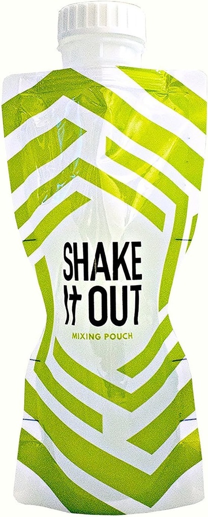 Opvouwbare Shaker Fles voor Proteïne Shakes, Supplementen - 12 Ounce Herbruikbaar, Recyclebaar, Reisfles