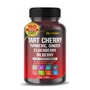 Tart Cherry Kurkuma Ginger Stinging Ashwagandha Vlierbes Blauwe bosbes zwarte peper -150 Capsules- Made in USA