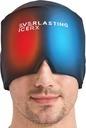 Form Fitting Gel Ice Hoofdpijn Relief Hat - Cold Therapy Hoofdpijn Relief Cap/Ice Head Wrap Ice Pack Mask, Cold Compress Hoofdpijn Relief Cap voor spanning & Stress, 20% Meer Gel, Migraine Relief Black
