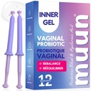 Vaginale Probiotica van Muun Vrouwen I Gistinfectie & BV Behandelingsverpakking 12 I Vaginale Moisturizer voor Droogte & bevorderen pH-balans I Vrouwelijke Odor Eliminatie & Vaginale Health I Hormone & Estrogeen Vrij