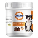 Stratford Pharmaceuticals EZ Kauw Omega 3 Fatty Acid Zachte Kauw Max Strength - Honden Omega 3 Supplement - Zachte Chew Treats met visolie voor honden - Grote en reusachtige honden - 90 Zachte Kauwen