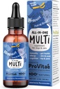 All-in-One Multi Liquid Multivitamine voor honden en katten Dagelijkse Supplement met Digestief, Immuniteit, Allergie & Skin & Coat Ondersteuning, Mobiliteit Ondersteuning, Antioxidant Blend voor Longevity, 2oz