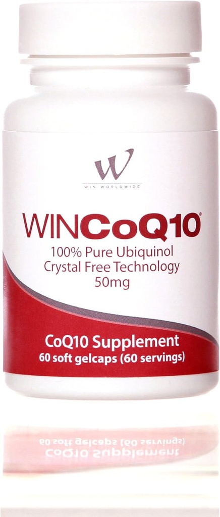Win CoQ10 Pure Ubichinol 50 Mg, 60 porties