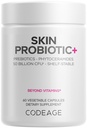 Codeage Probiotica van de huid + Prebiotica - Huidverzorging Routine supplement - 50 miljard CFU - Ayurvedische botanische kruiden - Gezicht Probiotica - Plank Stable Cleanser, Non-GMO, Vegan - 60 capsules