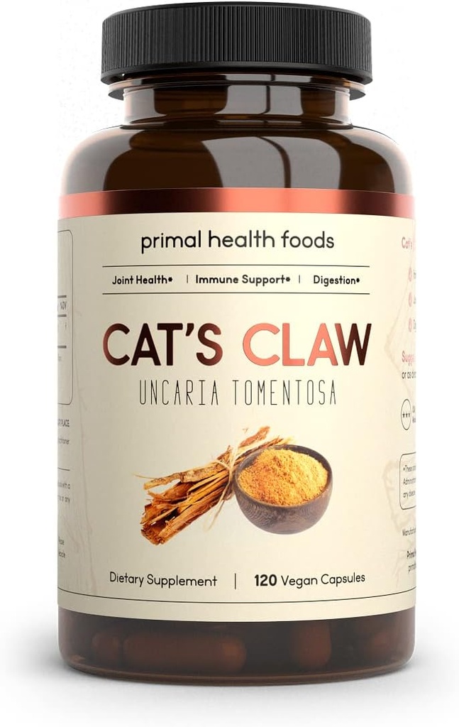 Biologische Cat's Claw 1000 mg 60 Servers Immune Support, Digestie en Joint Relief 