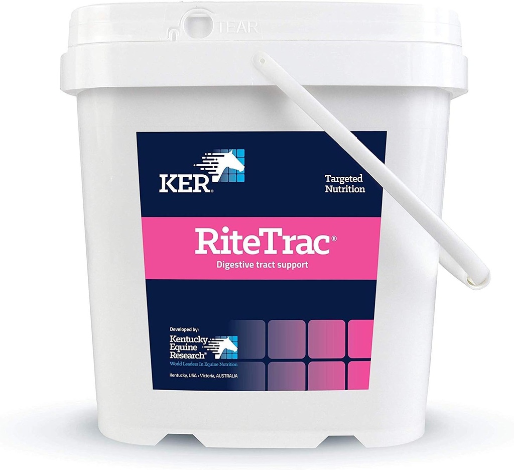 Kentucky Equine Research RiteTrac: Totale spijsverteringstrekondersteuning voor paarden, 6 kg (50 porties)
