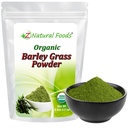 Z Natural Foods Organic Barley Grass Powder - USDA Organic Whole Food Green Blend for Energy Boost, Detox & pH Balance with Amino acids, Minerals - Antioxidant Mix for Juice, Water, Smoothies, 5 lbs