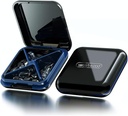 Kleine pil Box, Travel Pill Case - Acedada Portable Daily Pill Container, pil houder voor portemonnee, waterdichte Compact Medicine Organizer, Vitamine Case, Zwart