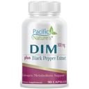 Pacific Nature's DIM 300mg with Black Pepper (90 Capsules) Diindolylmethaan Supplement for Hormone Balance and Support for Both Men & Women - Glutenvrije, Non-GMO