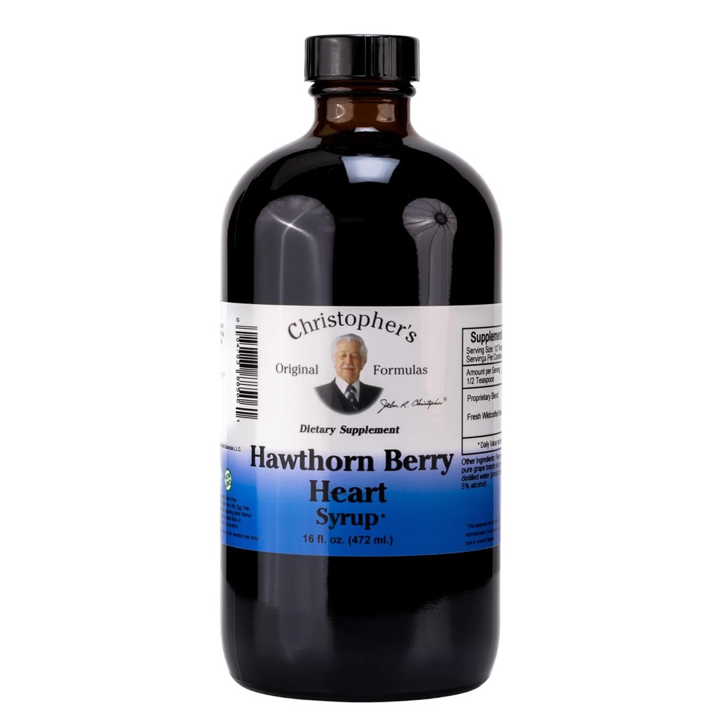 Christopher's Original Formulas Hawthorn Berry Heart Siroop - 16 fl oz 