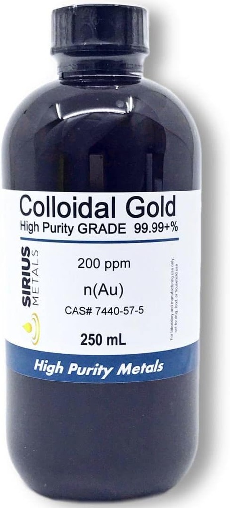 True Closure Gold 200 ppm - 250 ml (8,45 Fl Oz) in heldere BPA-vrije plastic fles