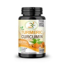 Pure Kurkuma Curcumine 1000 mg Black Pepper Extract 95% CURCUMINOIDS,Niet GGO, Verhoogde Absorptie, Glutenvrij, 500mg 60 Veggie Capsules