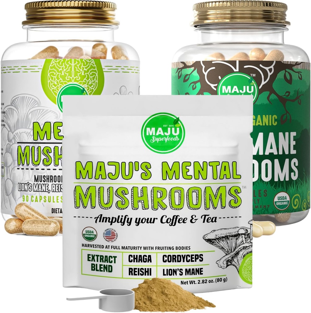 Maju Superfoods Mental Paddestoelen Bundel