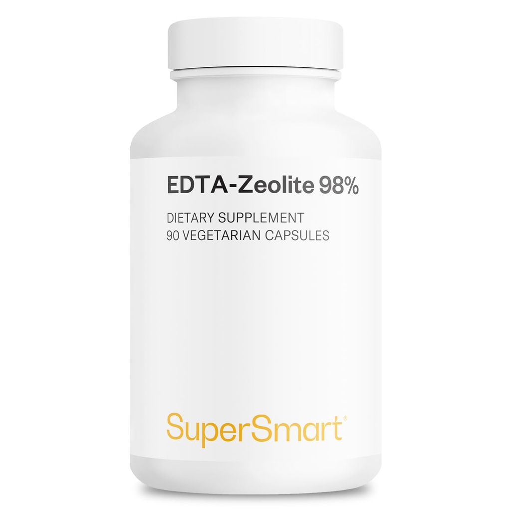 Supersmart - EDTA Zeoliet 98% (Advanced Formula) - met melkdistel & ›› - High Potency Supplement Made in USA