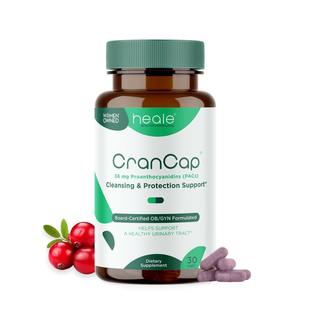 Cranberry Pillen - Urinaire Tract Health Cranberry Supplement - 36mg van Krachtige PAC's - Niet GGO, Veganistisch, Glutenvrij - door Heale - 30 Capsules