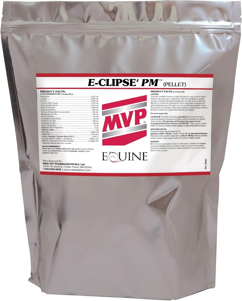 E-Clipse PM (6 lb) Neurologische gezondheid/immune ondersteuning voor paarden