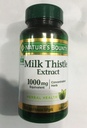 Nature's Bounty Milk Thistle 1000mg, Herbal Health Supplement, Dagelijkse Supplement, Glutenvrij, Snelle Release Softgels, 50 Ct