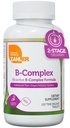 Zahler B-complex Vitaminen voor vrouwen en mannen - Vitamine B-complex - B-vitaminencomplex met B1 B2 B3 B5 B6 B7 B9 B12 - Geavanceerd systeem voor 2 fasen levering - Glutenvrij Kosjer Non-GMO VIT B (120 tabletten)