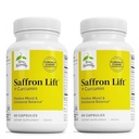 Terry Naturally Saffron Lift + Curcumin - Herbal Supplement with Curcumin - Non-GMO Saffron & Brain Curcumin Capsules - Concentratie & Relaxation Support Supplement - 60 Capsules (Pack of 2)