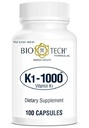 K1-1000 (Vitamine K1) 100 capsules - 3 verpakkingen - Bio-Tech Pharmacal