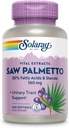 SOLARAY Saw Palmetto Extract - Prostaat Gezondheid en Urinaire Tract Ondersteuning - 136 mg vetzuren en sterolen - Lab geverifieerd, 60-dagen geld-terug garantie (240 porties, 240 Softgels)