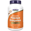 NU Voedingssupplementen, Papaya Enzyme met munt en chlorofyl, Digestieve Ondersteuning*, 360 Kauwbare Lozen