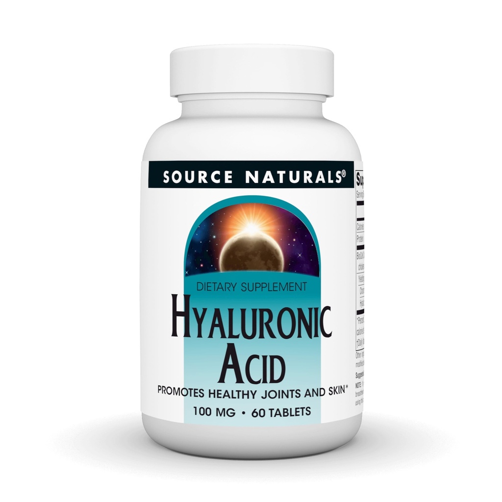 Bron Naturals Hyaluronzuur, bevordert gezonde gewrichten en huid*, 100mg - 60 tabletten