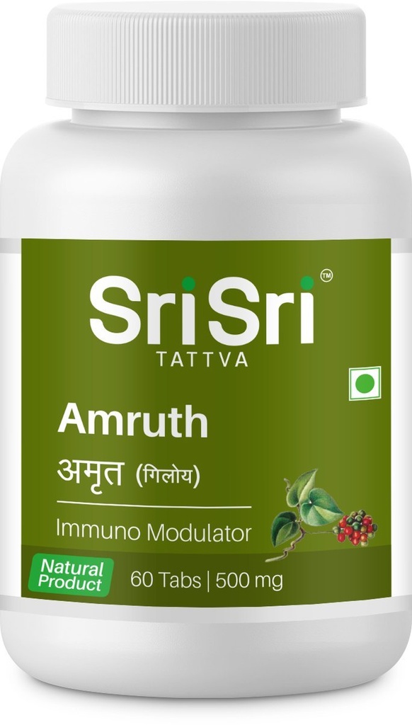 Sri Sri Producten Ayurveda Amruth Immuno Modulator Tablet 500Mg PACKOF 2