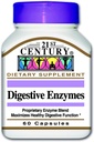 21e eeuw Digestieve Enzymen Capsules, 60 Tellen (verpakking 2)