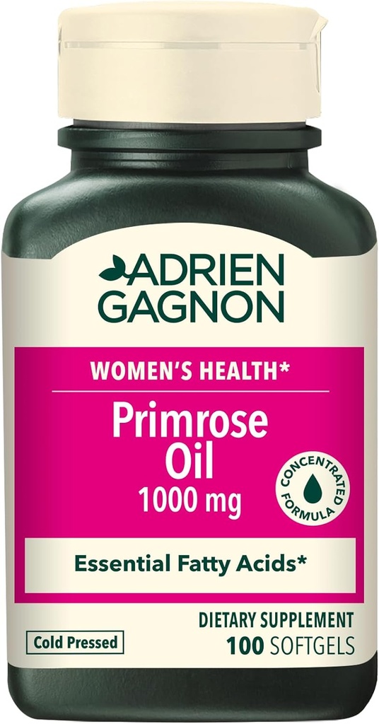 Adrien Gagnon - Avond Primrose Oil 1000 mg, voor Premenstrueel Syndroom - 100 Tel.