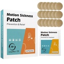 20 Count Motion ziekte Patches - Snelle acting Verlicht Duizeligheid van zeeziekheid en autoziekte, pak voor auto en boot rijden, cruise en vliegtuig reizen Patches