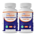 Vitamatic L-Tryptofaan 1000mg 120 tabletten (120 tabletten (verpakking 1)) (2 flessen)