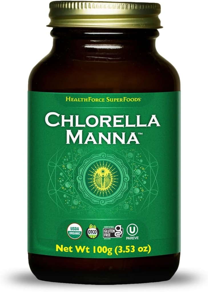 HealthForce SuperFoods Chlorella Manna - Poeder - 100 Gram