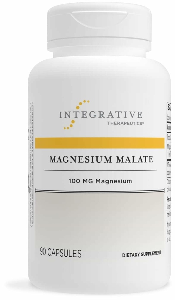 Integrative Therapeutics Magnesium Malate Supplement, 90 Capsules