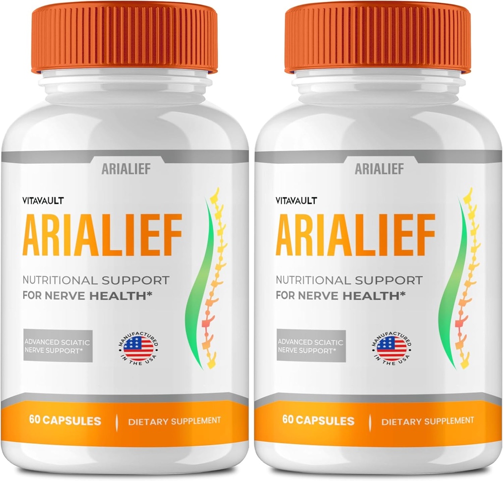 Arialief Hersensupplementen voor Geheugen en Focus Capsules, Aria LIEF Advanced Formula Brain Health Support Pillen Maximale sterkte Nootropics Arialief Alle Natuurlijke Ondersteuning Pillen Reviews (2 Pack)