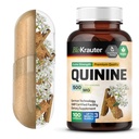 BIO KRAUTER Quinine voor Leg Cramps Capsules 500 mg - 100 Telling - Cinchona Bark Powder - Quinine Capsules - Vegan, Geen Fillers