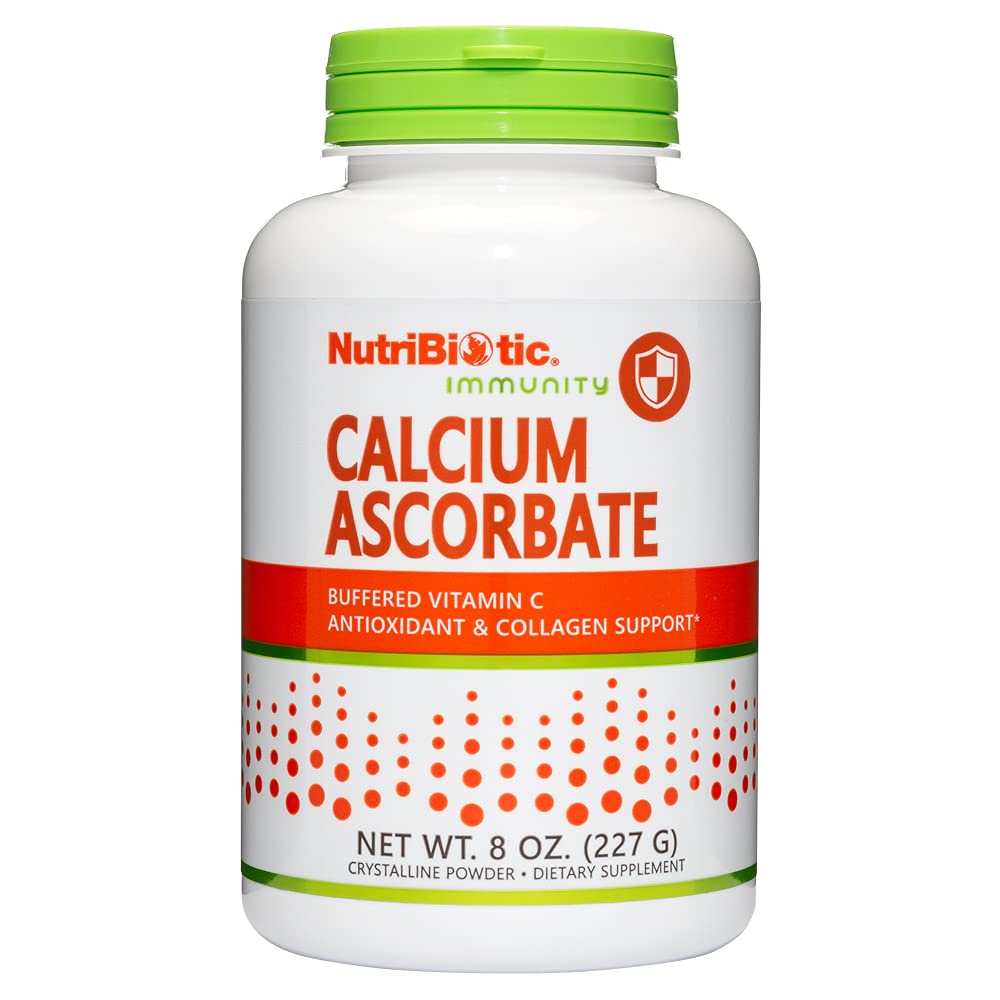 NutriBiotic - Calcium Ascorbaat Vitamine C Poeder, 8 Oz 