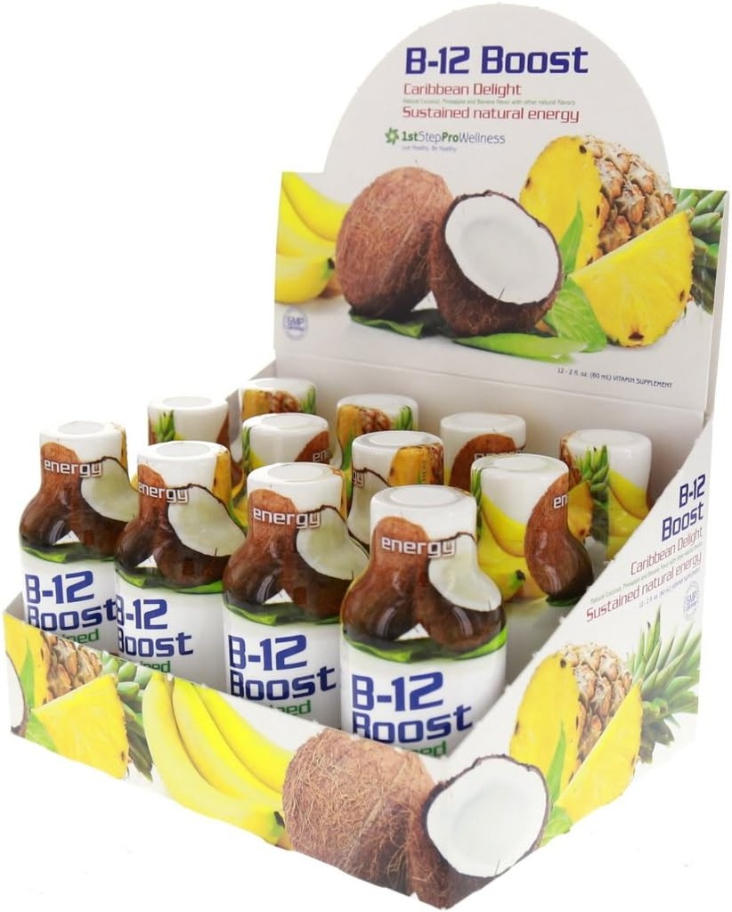 1e stap High Performance Fitness B-12 Boost, 12-2oz flessen