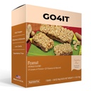 GO4IT Health Meal Replacement Bar, High Protein Nutrition Bar, High Fiber, LOW Calories, KETO vriendelijk, Onderweg, Gewichtsverlies Food Bar, 7/Box - (Peanut)