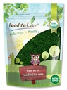 Food to Live Biologische Algenpoedermix, 4 Ponden Spirulina en Chlorella 50/50 Blend, Non-GMO, Rijk aan Chlorofyl, Rauw, Pure, Vegan Superfood, Bulk, Groot voor Smoothies, Goede Bron van Proteïne