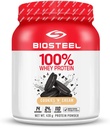 BIOSTEL 100% Wei Proteïne Poeder - Cookies & Cream, 14 Servers, 24g Proteïne, Wei Proteïne voor Pro Atleten, Suikervrij, RBGH Vrij, Niet-GMO, Verbeterde Herstel en Spieropbouw
