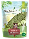 Eten om te leven Biologische Alfalfa Poeder, 1,5 pond - Non-GMO, rauwe gedroogde hele jonge bladeren, veganistisch, Geweldig voor het bakken, sapjes, smoothies, Shakes, Thee, en drankjes. Goede bron van voedingsvezels en eiwitten