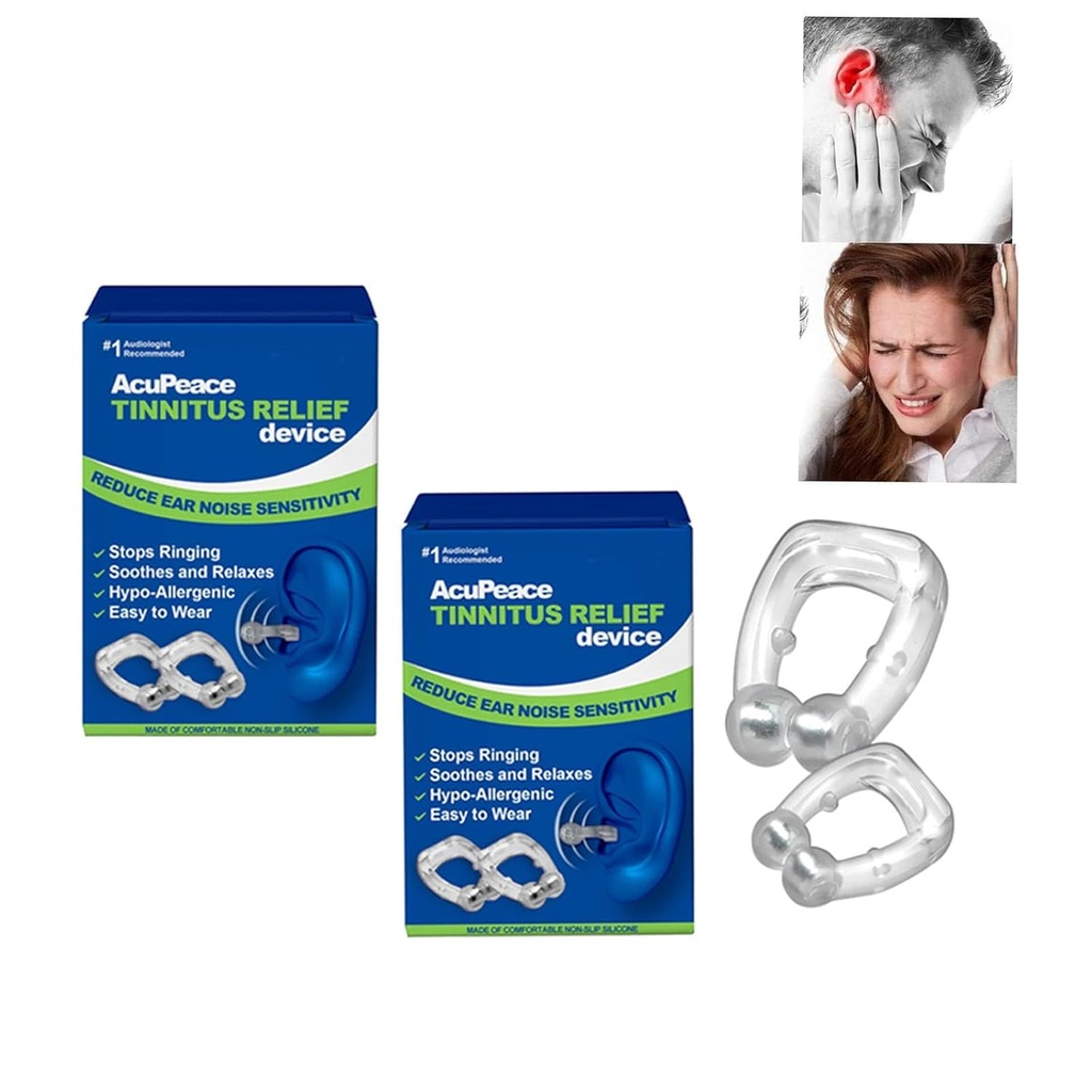 Generieke oor Popper oorreliëf apparaat, oordruk Relief Apparaat, Tinnitus Relief voor Ringing Ooren (2 paar)